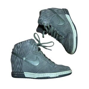 NIKE Dunk Sky-Hi Hidden Wedge Sneakers Shoes Women Size 7.5‎